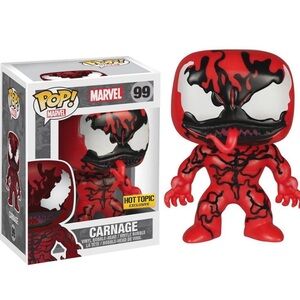 FUNKO POP! Marvel #99 Carnage Hot Topic Exclusive New In Box.